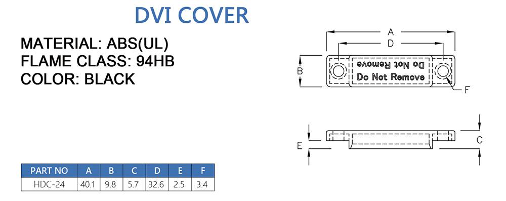 Dust cover HDC-24